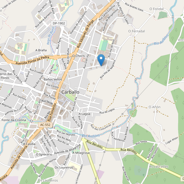 Mapa de monumentos en Carballo (C) Thumbnail