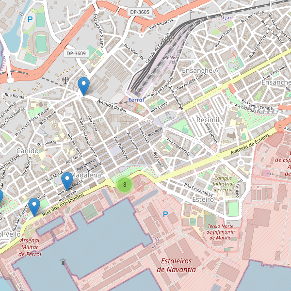Thumbnail Mapa de museos en Ferrol