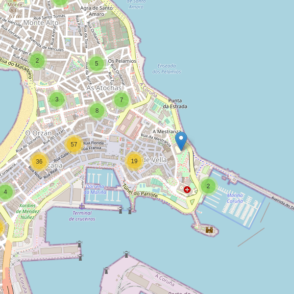 Thumbnail Mapa de restaurantes en A Coruña