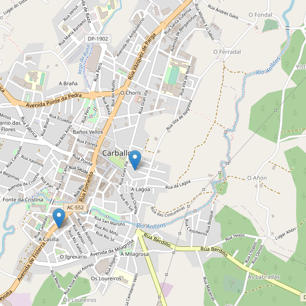 Thumbnail Mapa de restaurantes en Carballo (C)
