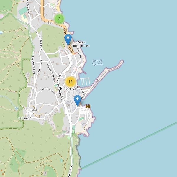 Thumbnail Mapa de restaurantes en Fisterra