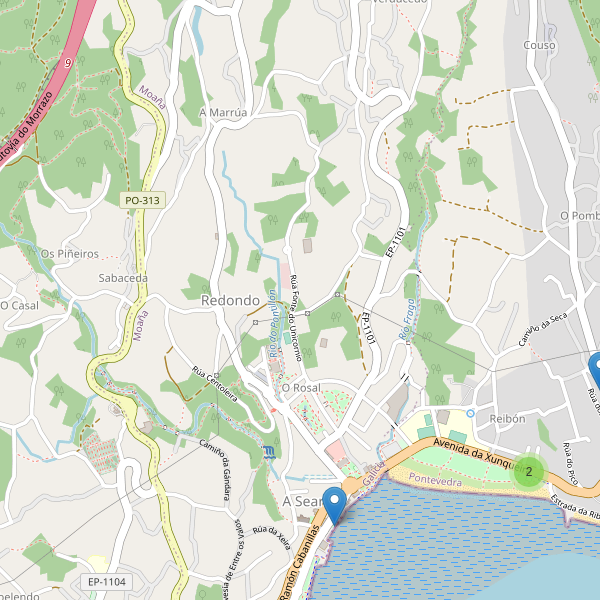 Thumbnail Mapa de restaurantes en Redondo