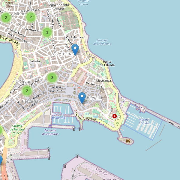 Thumbnail Mapa de supermercados en A Coruña