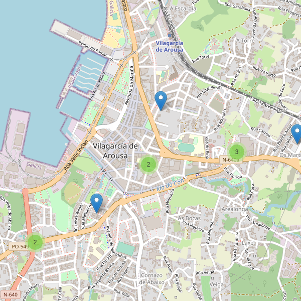Thumbnail Mapa de supermercados en Vilagarcía de Arousa