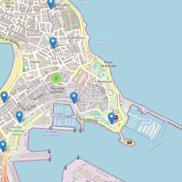 Mapa de taxi en A Coruña Thumbnail
