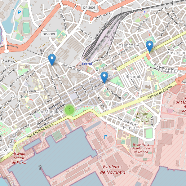 Mapa de taxi en Ferrol Thumbnail