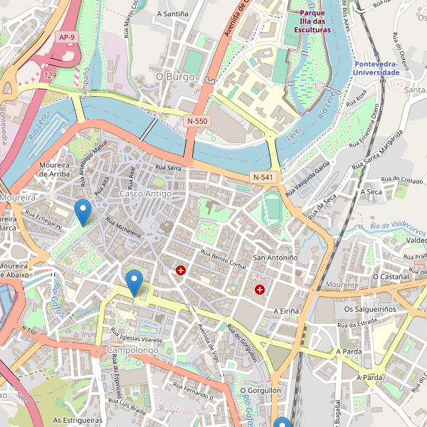 Mapa de taxi en Pontevedra Thumbnail