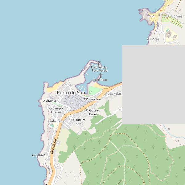 Mapa de taxi en Porto do Son Thumbnail
