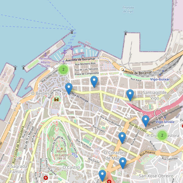 Mapa de taxi en Vigo Thumbnail