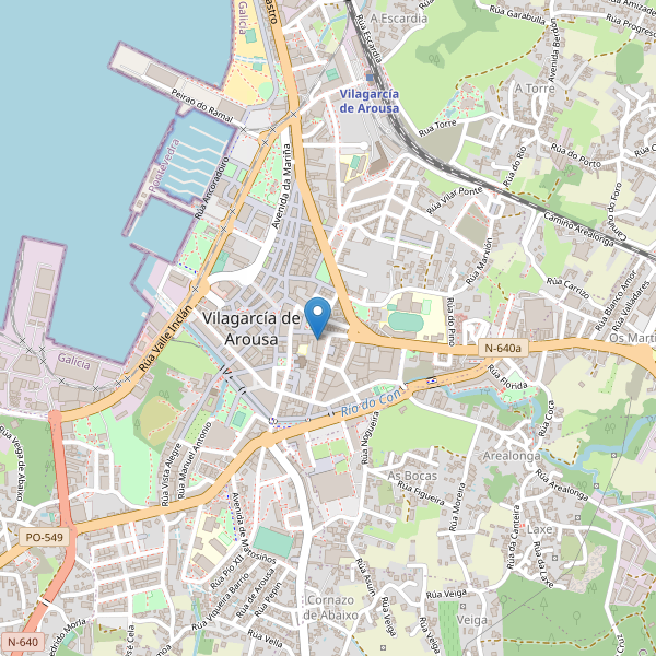 Mapa de taxi en Vilagarcía de Arousa Thumbnail
