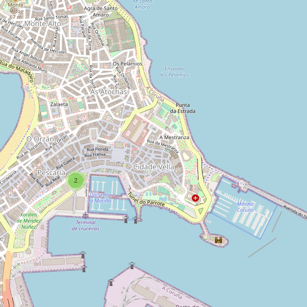 Thumbnail Mapa de teatros en A Coruña