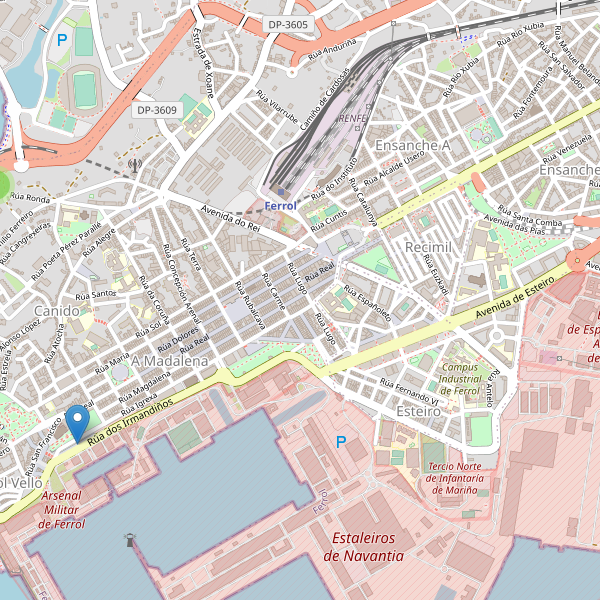 Mapa de vistas en Ferrol Thumbnail
