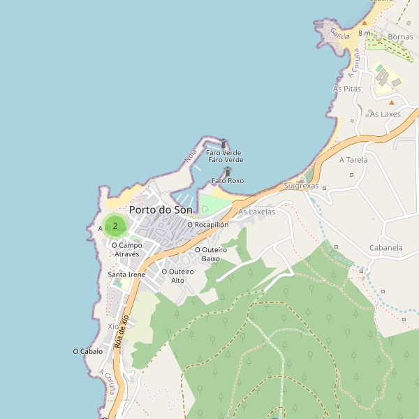 Mapa de vistas en Porto do Son Thumbnail