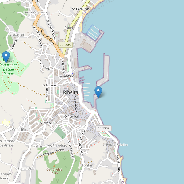 Mapa de vistas en Ribeira Thumbnail