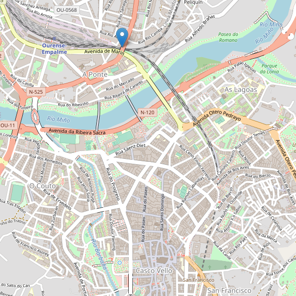 Mapa de zapatos en Ourense Thumbnail
