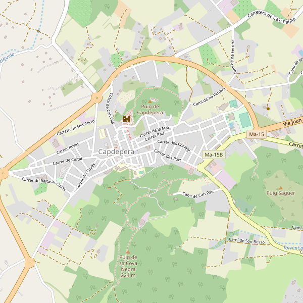 Thumbnail Mapa de Capdepera