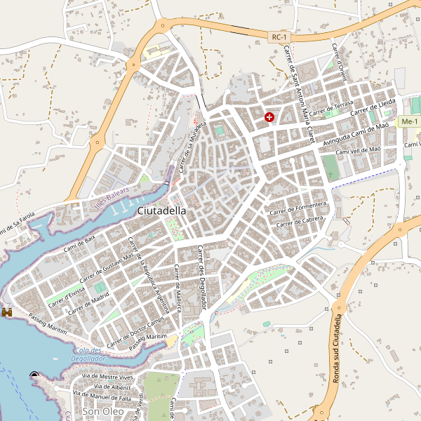 Thumbnail Mapa de Ciutadella