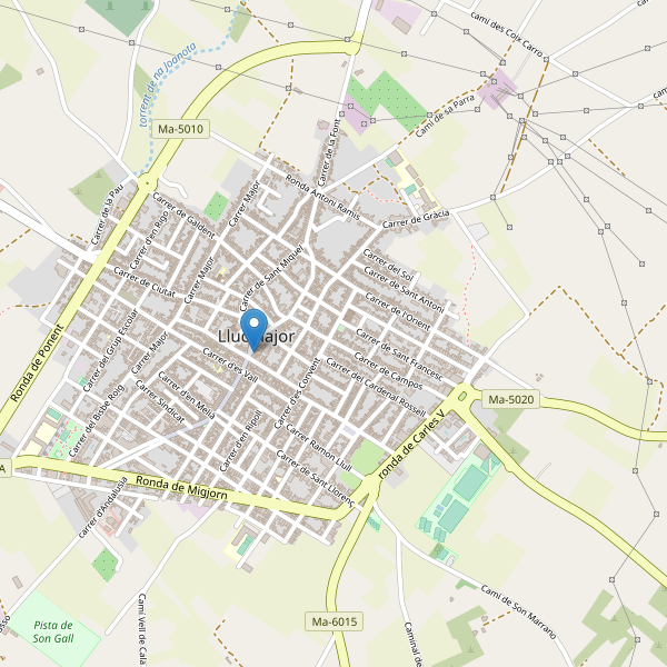 Mapa de aparcamientos-bicicletas en Llucmajor Thumbnail