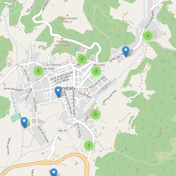 Thumbnail Mapa de aparcamientos en Andratx