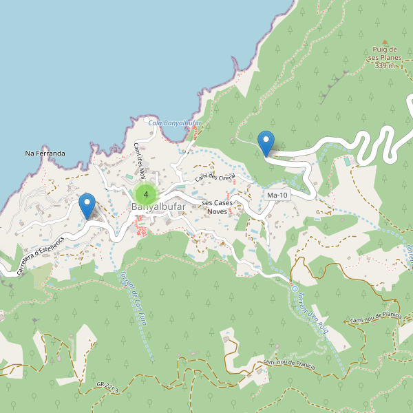 Thumbnail Mapa de aparcamientos en Banyalbufar