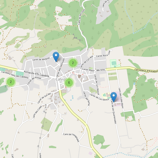 Thumbnail Mapa de aparcamientos en Calvià