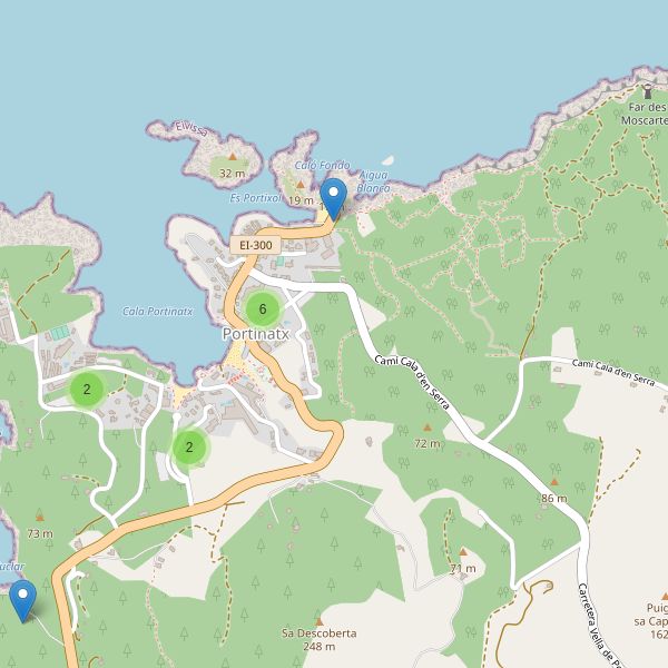 Thumbnail Mapa de aparcamientos en Portinatx