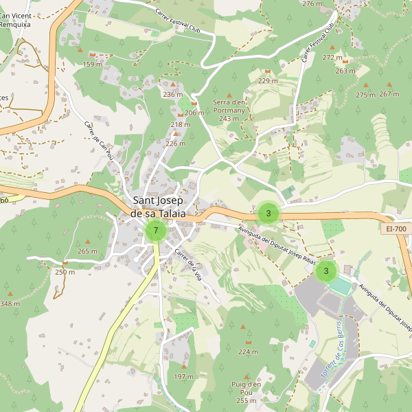 Thumbnail Mapa de aparcamientos en Sant Josep de sa Talaia