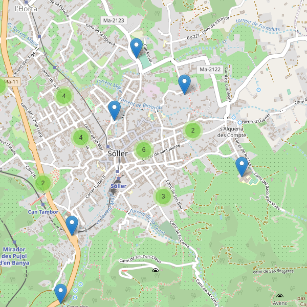 Thumbnail Mapa de aparcamientos en Sóller