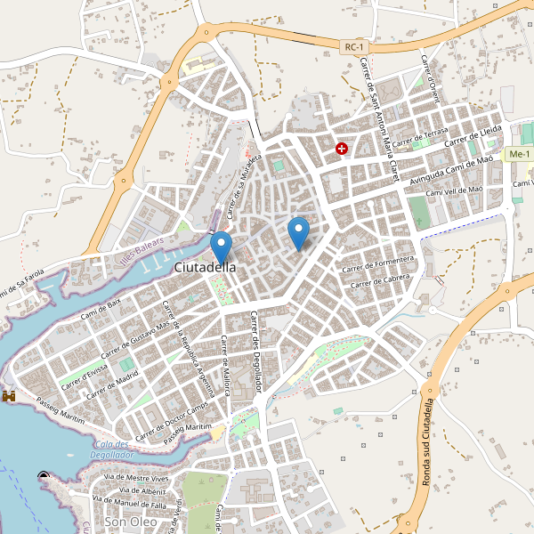 Mapa de aseos en Ciutadella Thumbnail