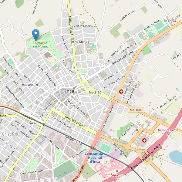 Mapa de aseos en Inca Thumbnail