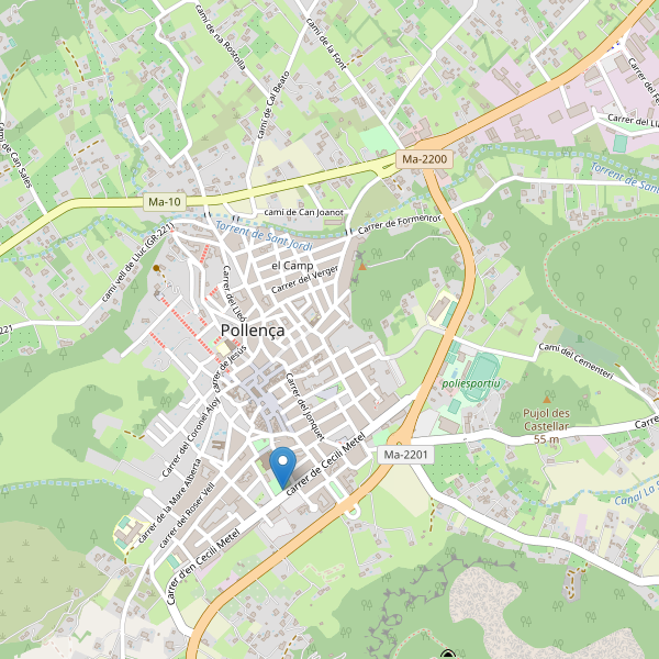 Mapa de aseos en Pollença Thumbnail