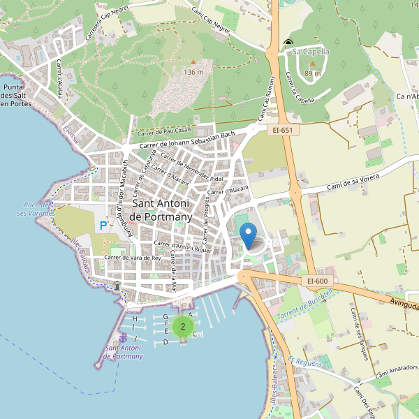 Mapa de aseos en Sant Antoni de Portmany Thumbnail