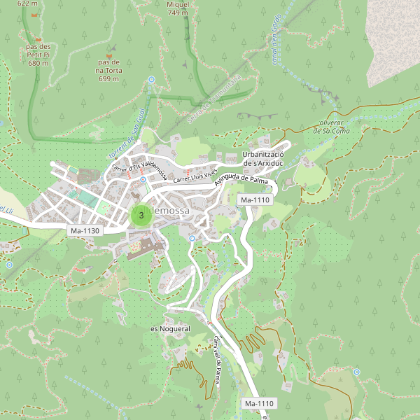 Mapa de aseos en Valldemossa Thumbnail