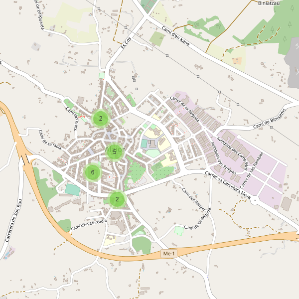 Mapa de bares en Alaior Thumbnail