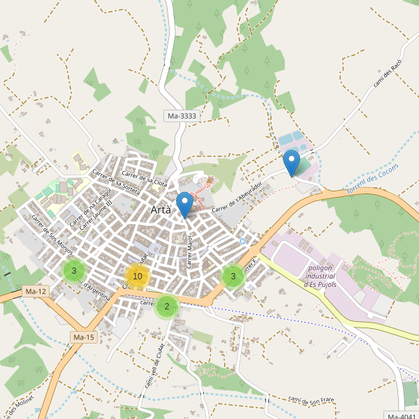 Mapa de bares en Artà Thumbnail