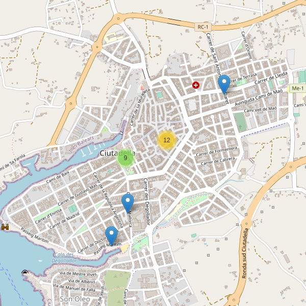 Mapa de bares en Ciutadella Thumbnail