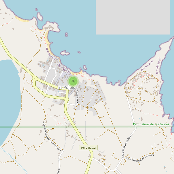 Mapa de bares en Es Pujols Thumbnail