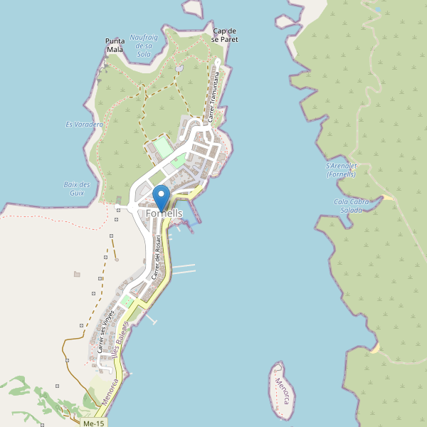 Mapa de bares en Fornells Thumbnail