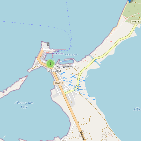Mapa de bares en la Savina Thumbnail
