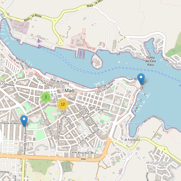 Mapa de bares en Maó Thumbnail