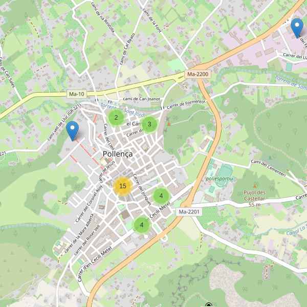 Mapa de bares en Pollença Thumbnail