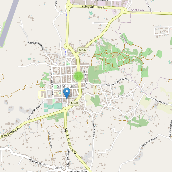 Mapa de bares en Sant Lluís Thumbnail