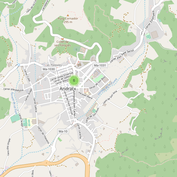 Mapa de cajeros-automaticos en Andratx Thumbnail