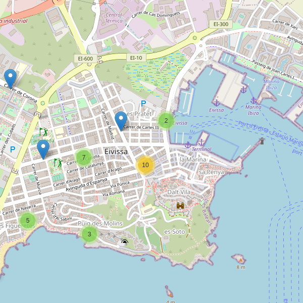 Mapa de cajeros-automaticos en Eivissa Thumbnail