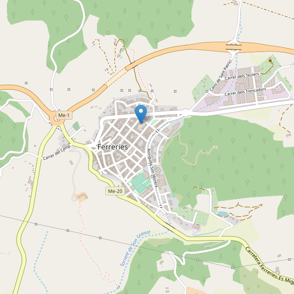 Mapa de cajeros-automaticos en Ferreries Thumbnail