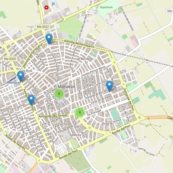 Mapa de cajeros-automaticos en Manacor Thumbnail