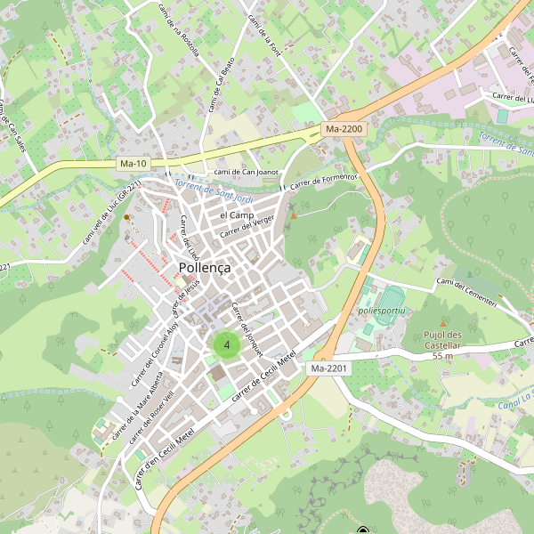 Mapa de cajeros-automaticos en Pollença Thumbnail