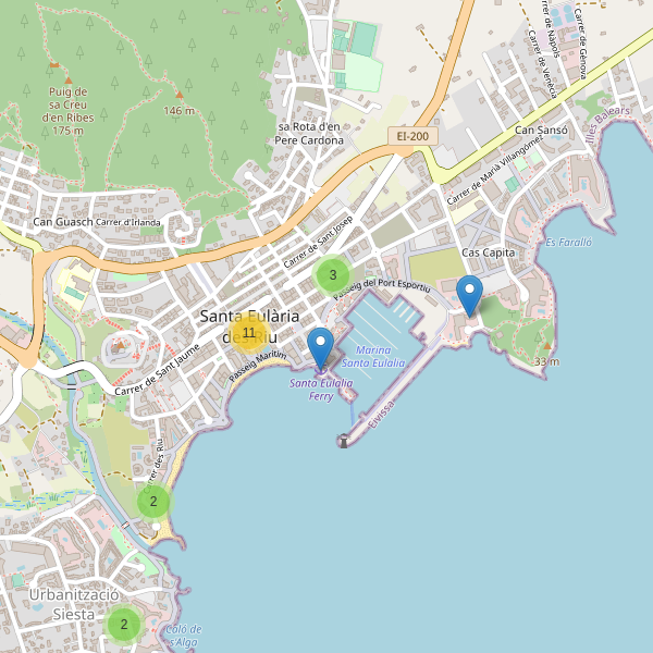 Mapa de cajeros-automaticos en Santa Eulària des Riu Thumbnail