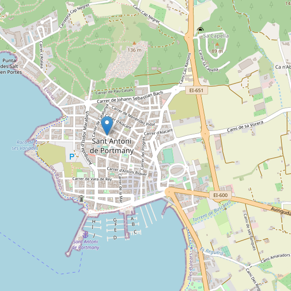 Thumbnail Mapa de cines en Sant Antoni de Portmany