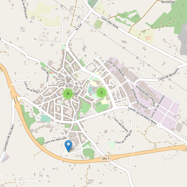 Mapa de escuelas en Alaior Thumbnail